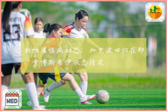 利物浦伤病动态：加克波回归在即，索博斯洛伊状态待定